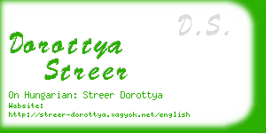 dorottya streer business card